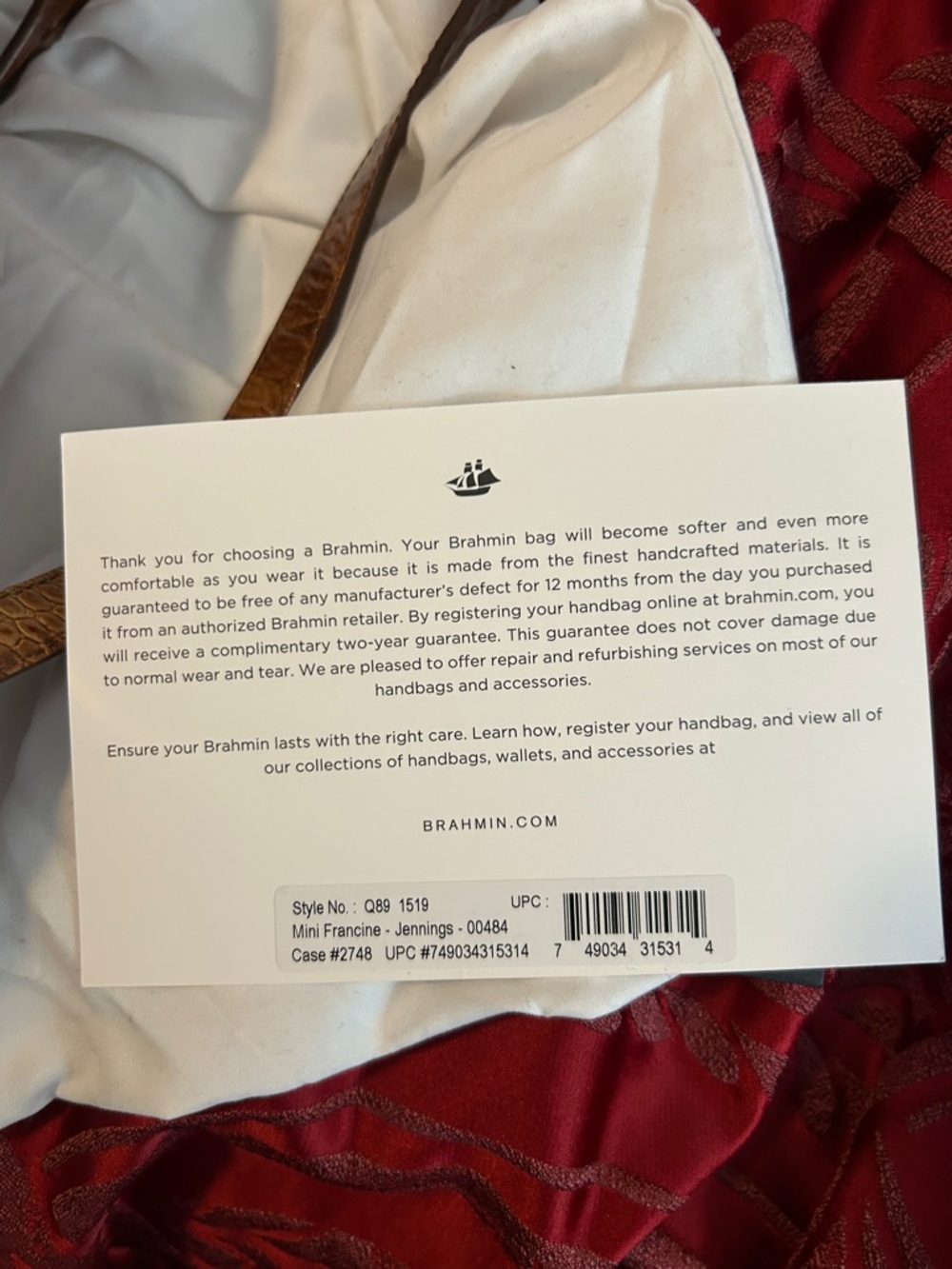 Brahmin Mini Francine Jennings - Picture 7 of 13